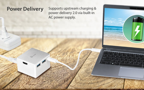 J5create USB Type-C Powered Mini Docking Station - JCDP385