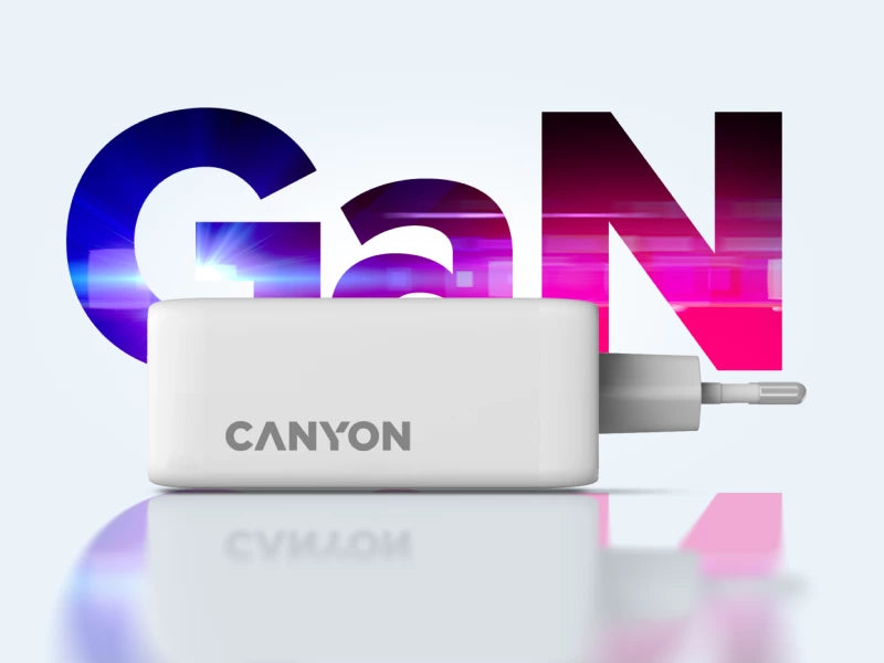 Canyon CU100ACC GaN 100W USB-C/USB-A Charger - White