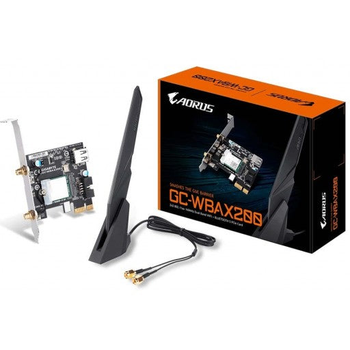 Gigabyte GC-WBAX200 Wifi + Bluetooth PCi-E(x1) Adapter - UNBOXED