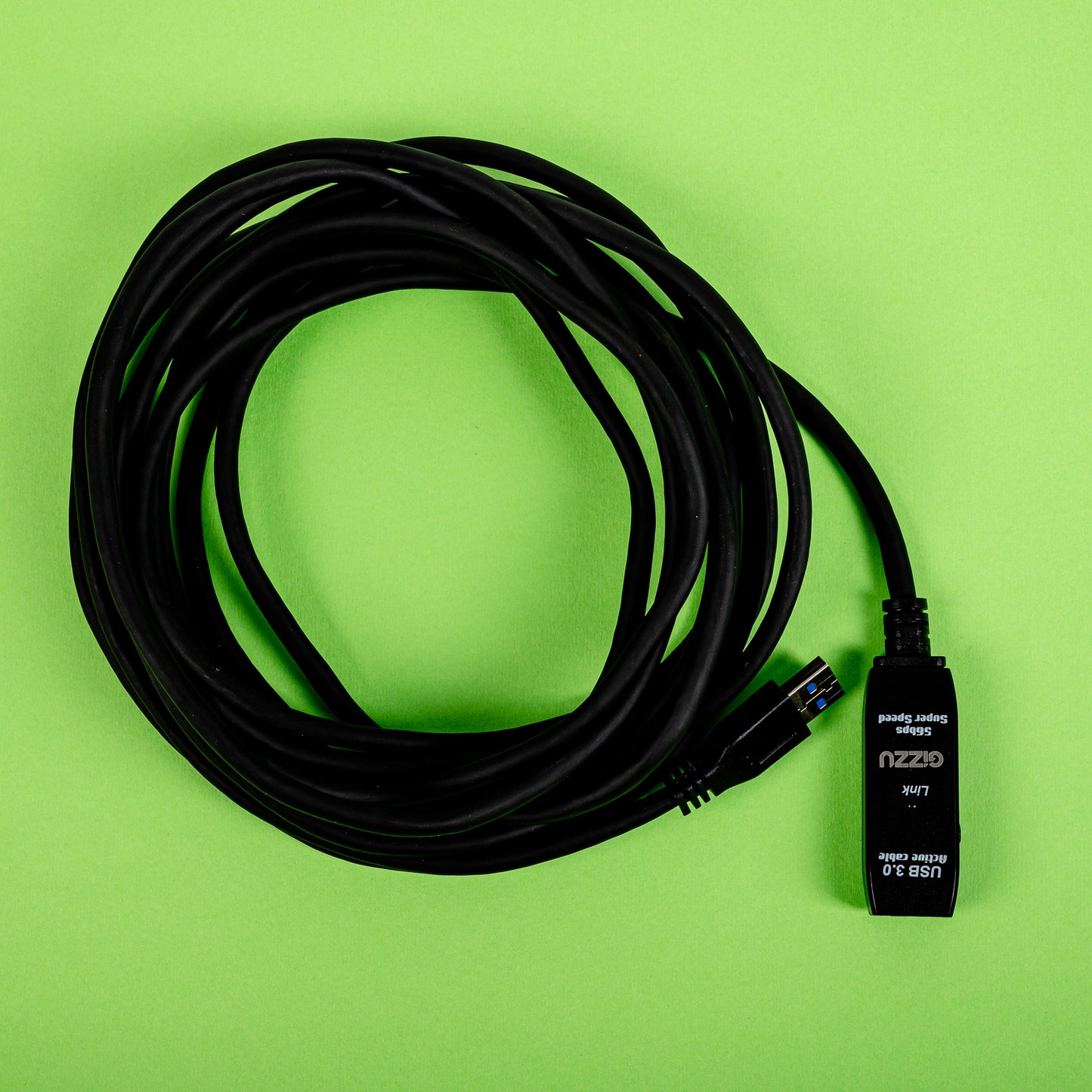 Gizzu USB 3.0 Active Extension Cable 5m – Black