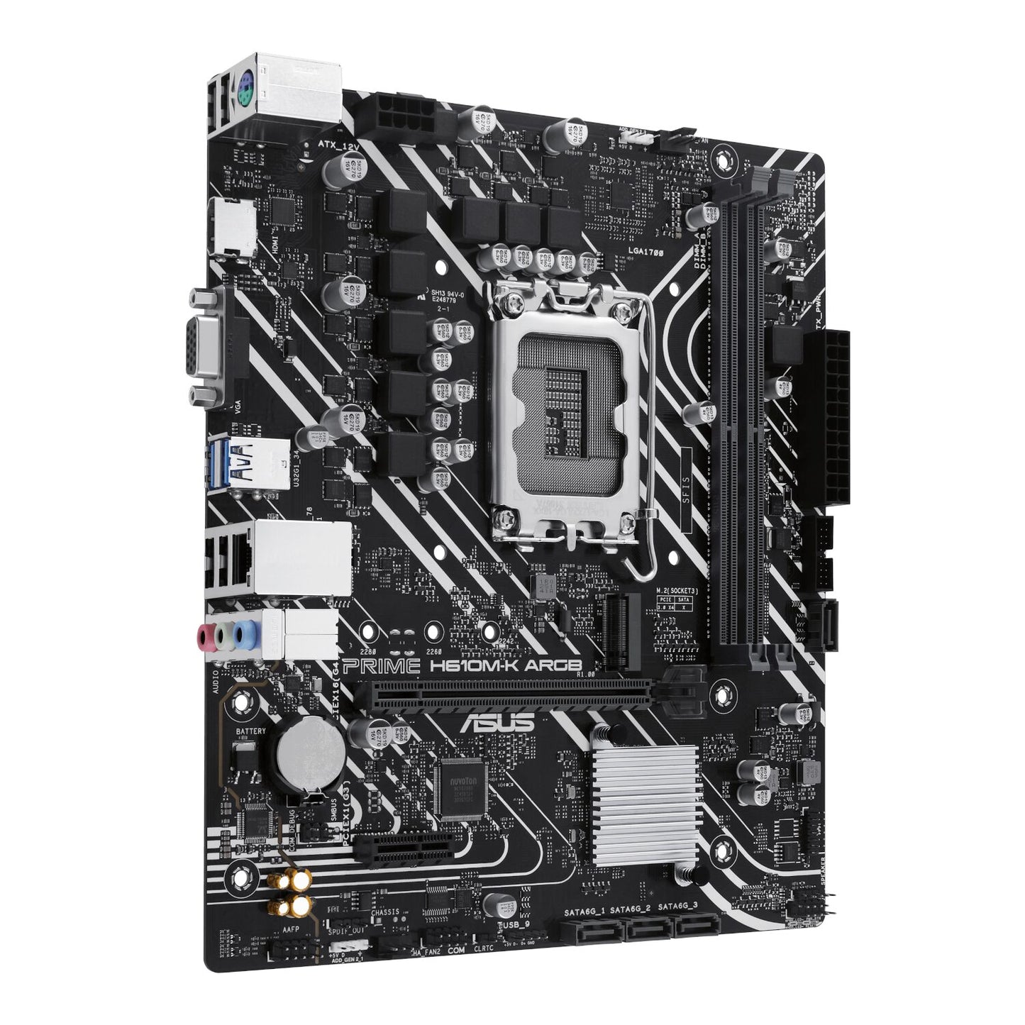 ASUS PRIME H610M-R DDR5 LGA1700 Micro-ATX Motherboard