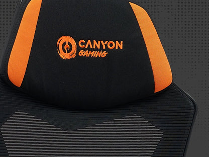Canyon Wave Mesh Gaming Chair MCH02 - Black Orange