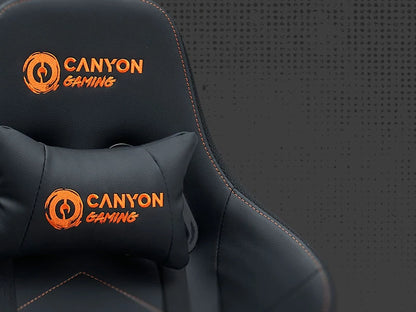 Canyon RGB Lighting Gaming Chair Irida RGBCH03 - Black