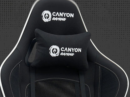 Canyon Shift Mesh/Fabric Transformer Gaming Chair MCCH01 - Black