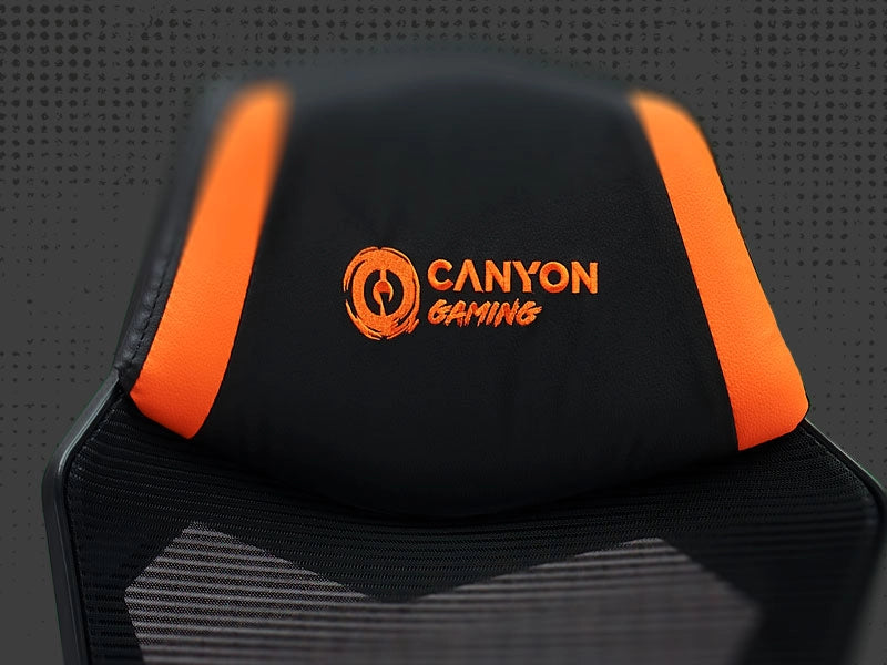 Canyon Ergonomic Gaming Chair Flow MCH01 - Black Orange