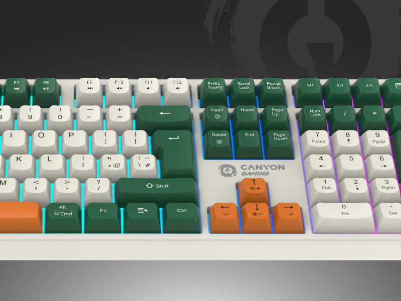 Canyon Wireless Mechanical Keyboard Shadder GKW-11 - White