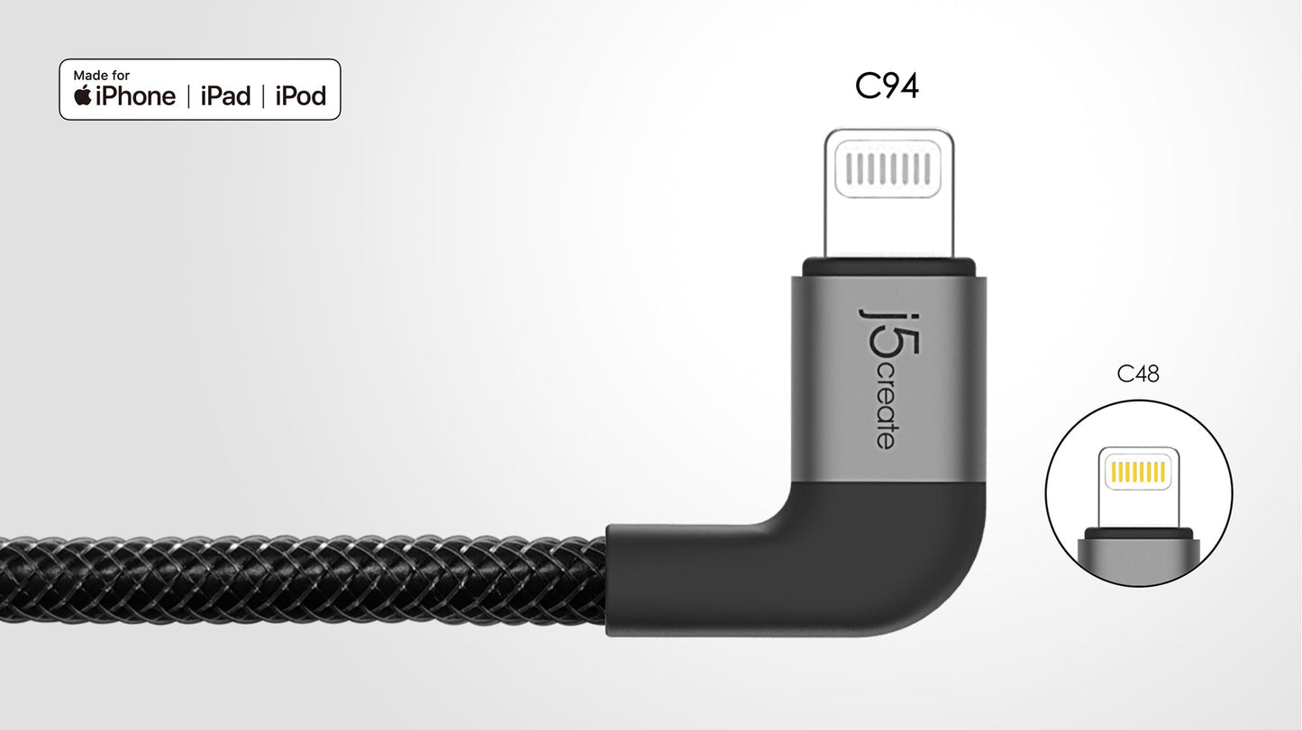 J5create USB-C to Lightning Cable - JALC15