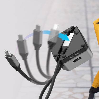 J5create Flexible Ports USB-C 4K144 HDMI Hub - Cube Plus 6 in 1 - JCD361