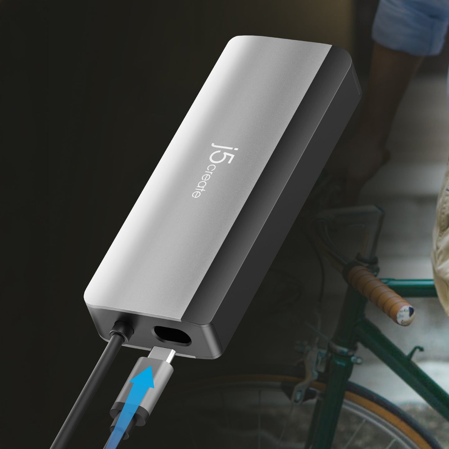 J5create Flexible Ports USB-C 4K144 HDMI Hub - Slim 8 in 1 - JCD362