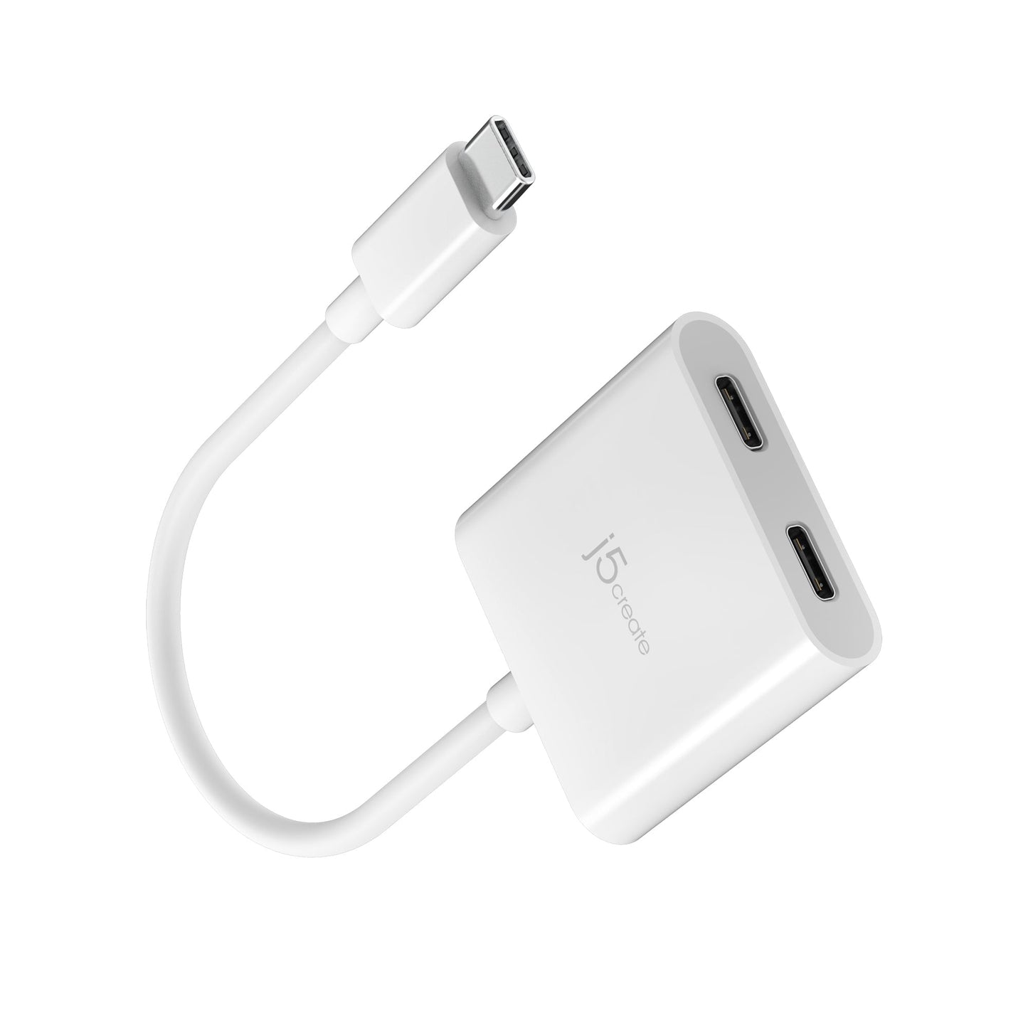 J5create USB-C to Dual USB-C with Video or Power Delivery - JCA164