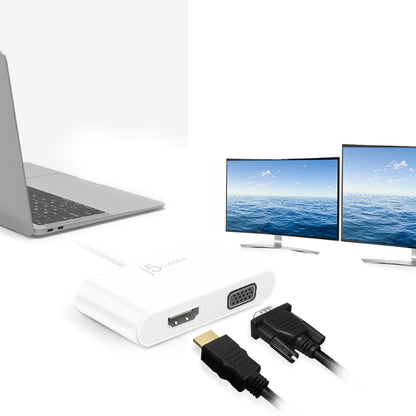 J5create USB-C to VGA & HDMI Adapter - JCA174
