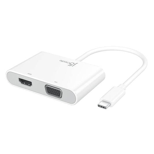 J5create USB-C to HDMI & VGA Adapter with USB 3.0/Power Delivery - JCA175