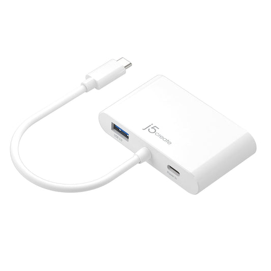 J5create USB-C to HDMI & VGA Adapter with USB 3.0/Power Delivery - JCA175