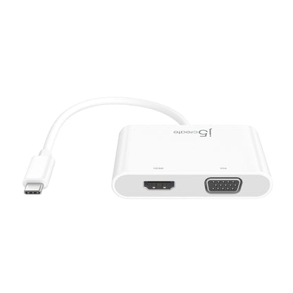 J5create USB-C to HDMI & VGA Adapter with USB 3.0/Power Delivery - JCA175