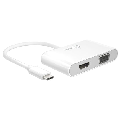 J5create USB-C to HDMI & VGA Adapter with USB 3.0/Power Delivery - JCA175