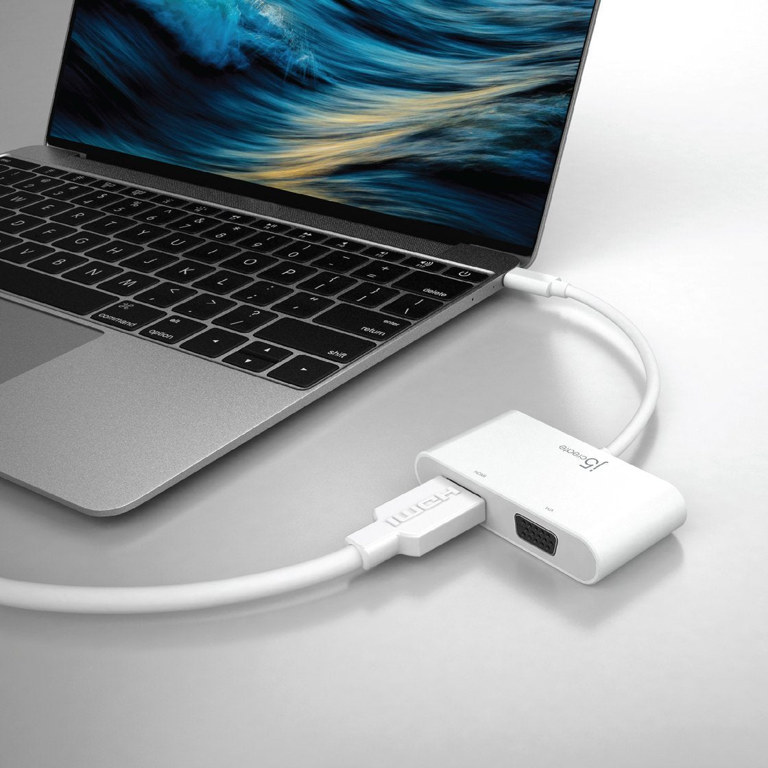 J5create USB-C to HDMI & VGA Adapter with USB 3.0/Power Delivery - JCA175