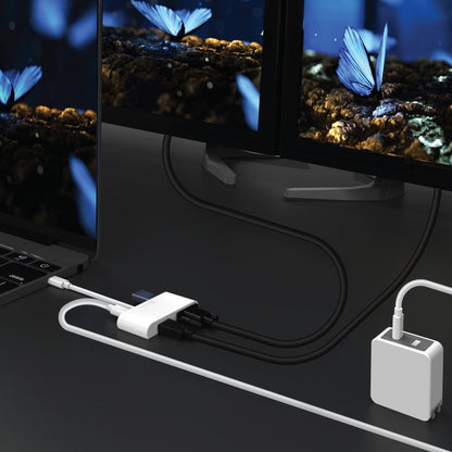 J5create USB-C to HDMI & VGA Adapter with USB 3.0/Power Delivery - JCA175