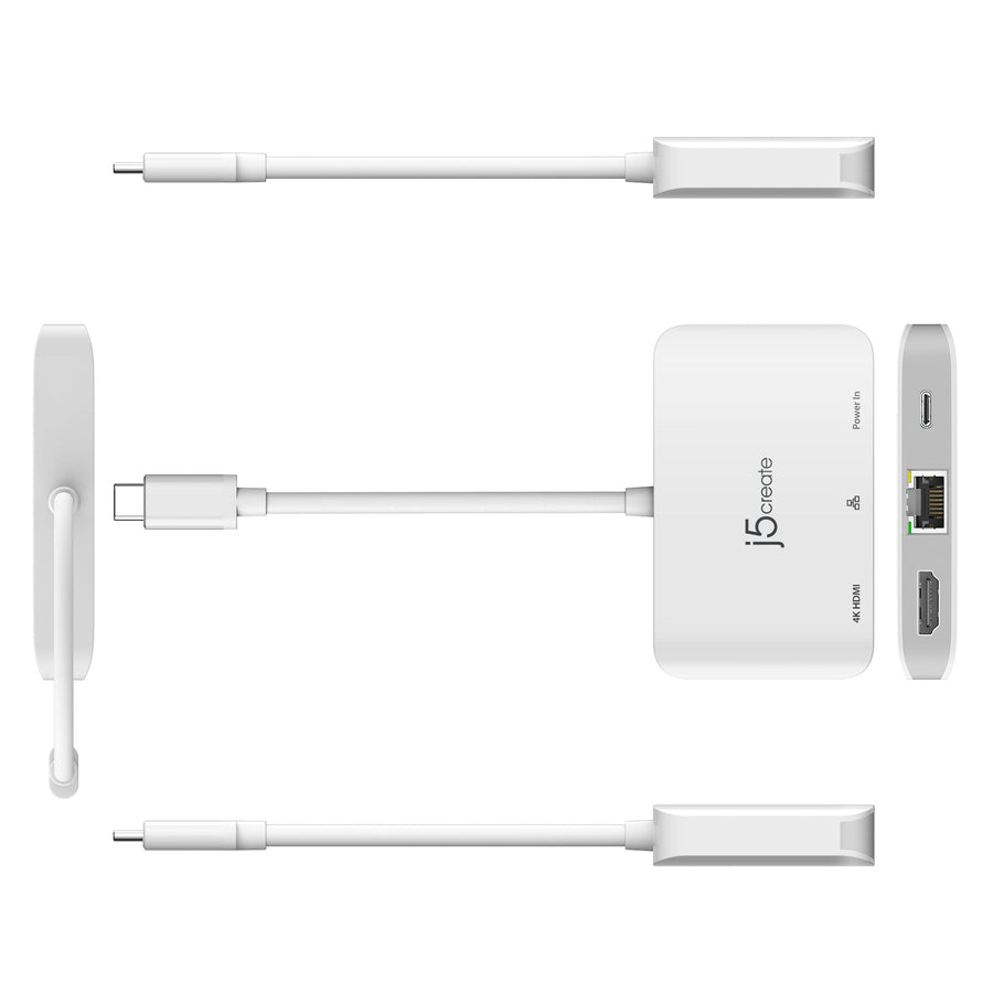 J5create USB-C to 4K HDMI Ethernet Adapter - JCA351