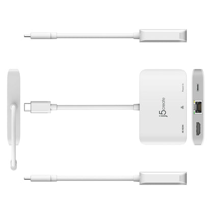 J5create USB-C to 4K HDMI Ethernet Adapter - JCA351