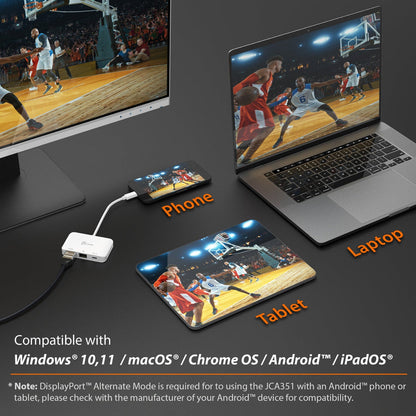 J5create USB-C to 4K HDMI Ethernet Adapter - JCA351