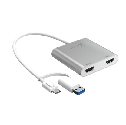 J5create USB-C to Dual HDMI Multi-Monitor Adapter - JCA365