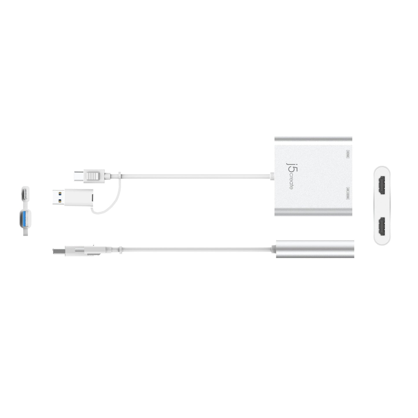 J5create USB-C to Dual HDMI Multi-Monitor Adapter - JCA365