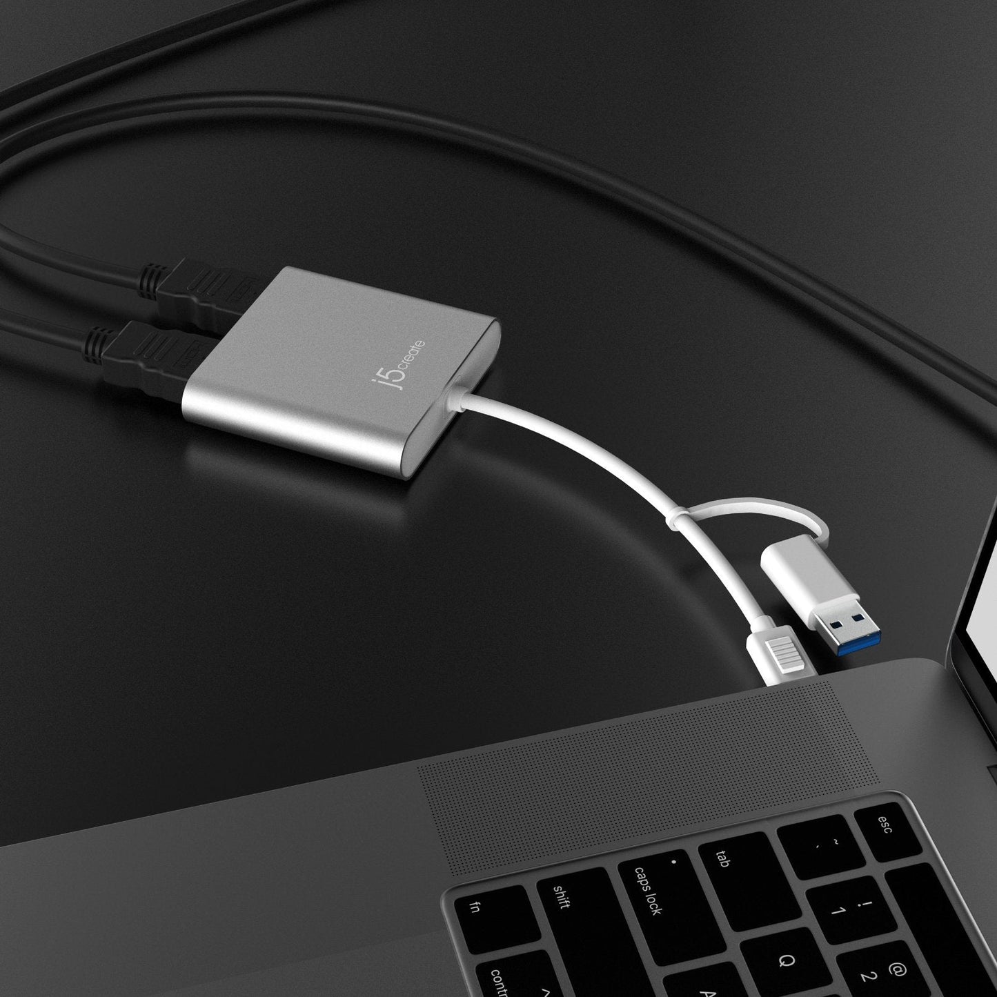 J5create USB-C to Dual HDMI Multi-Monitor Adapter - JCA365