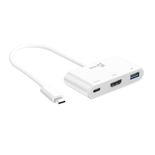J5create USB-C to VGA & USB 3.0 with Power Delivery Adapter - JCA379