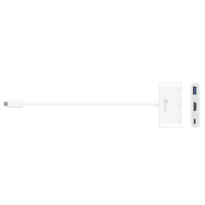 J5create USB-C to VGA & USB 3.0 with Power Delivery Adapter - JCA379