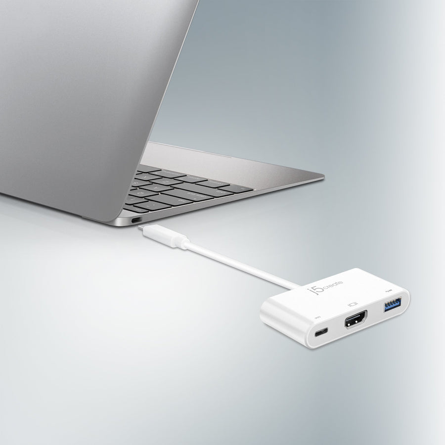 J5create USB-C to VGA & USB 3.0 with Power Delivery Adapter - JCA379