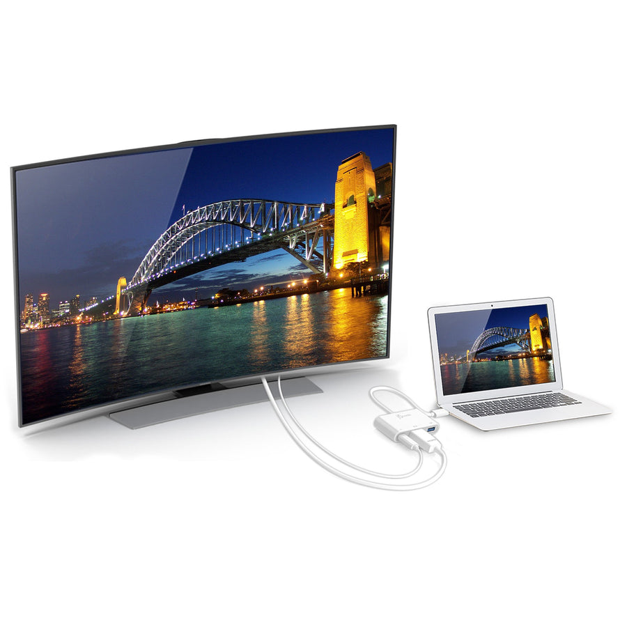 J5create USB-C to VGA & USB 3.0 with Power Delivery Adapter - JCA379