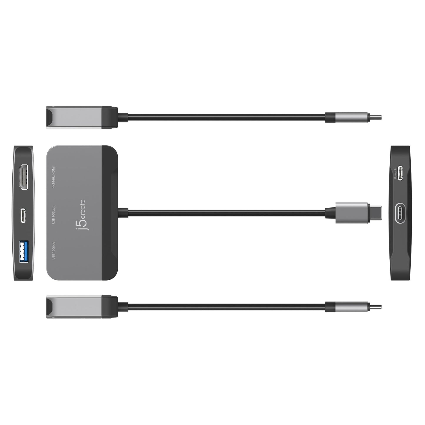 J5create USB-C® to USB 10Gbps & HDMI 4K144Hz Adapter - JCA399G