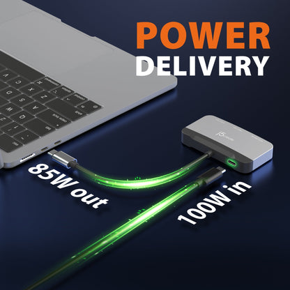 J5create USB-C® to USB 10Gbps & HDMI 4K144Hz Adapter - JCA399G