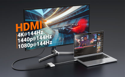 J5create USB-C to HDMI 4K144Hz & USB 3.2 with Power Delivery 100W - JCA399