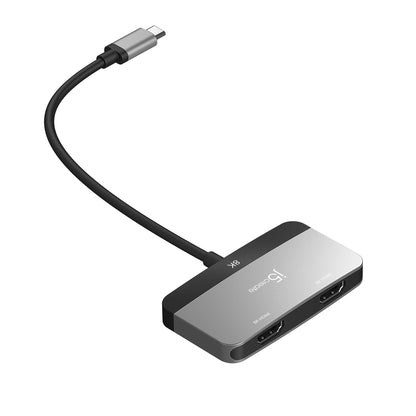 J5create 8K USB-C to Dual HDMI Display Adapter - JCA465