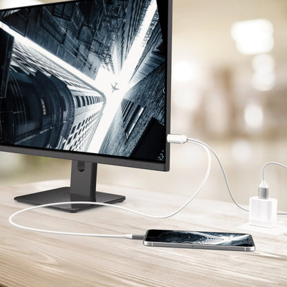 J5create USB-C to 4K HDMI Cable With USB Type-A 5V Pass-Through - JCC154G