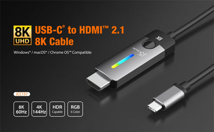 J5create USB-C to HDMI 2.1 8K Cable - JCC157