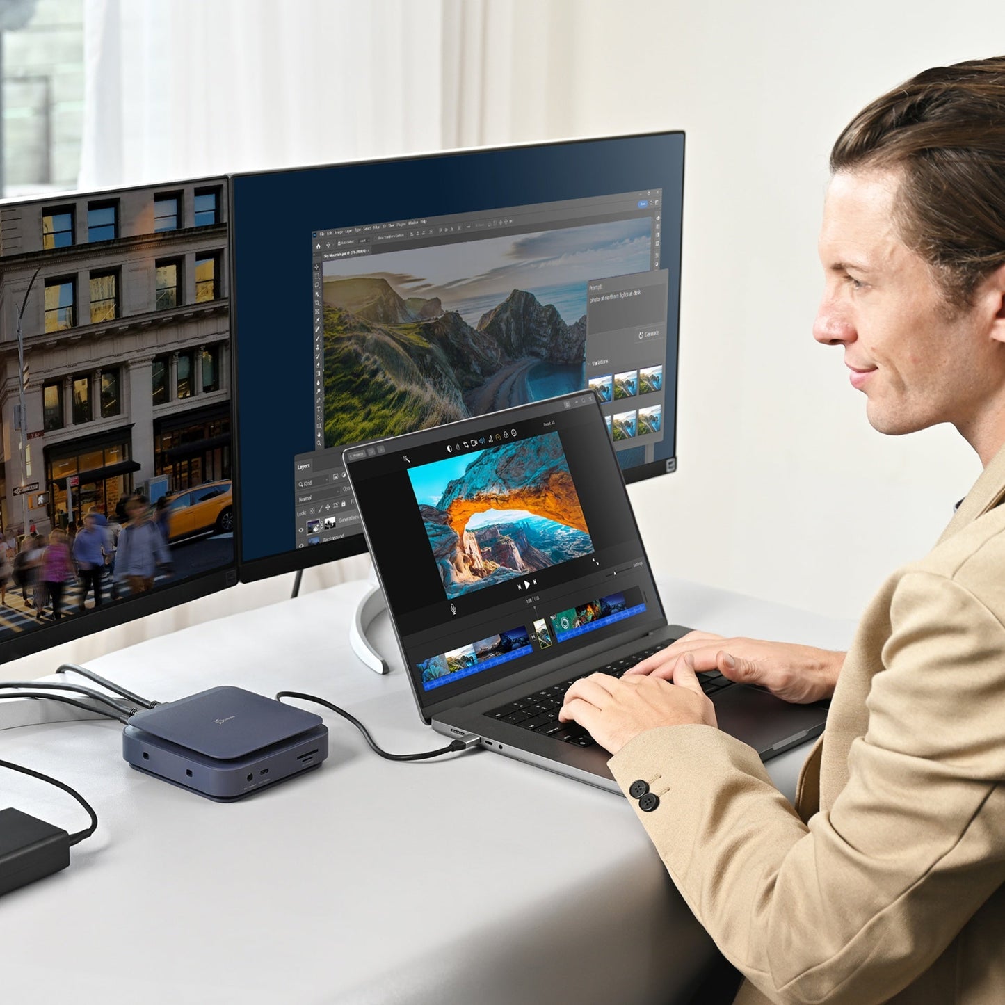 J5create Type-C Dock Dual 4K HDMI - JCD3196