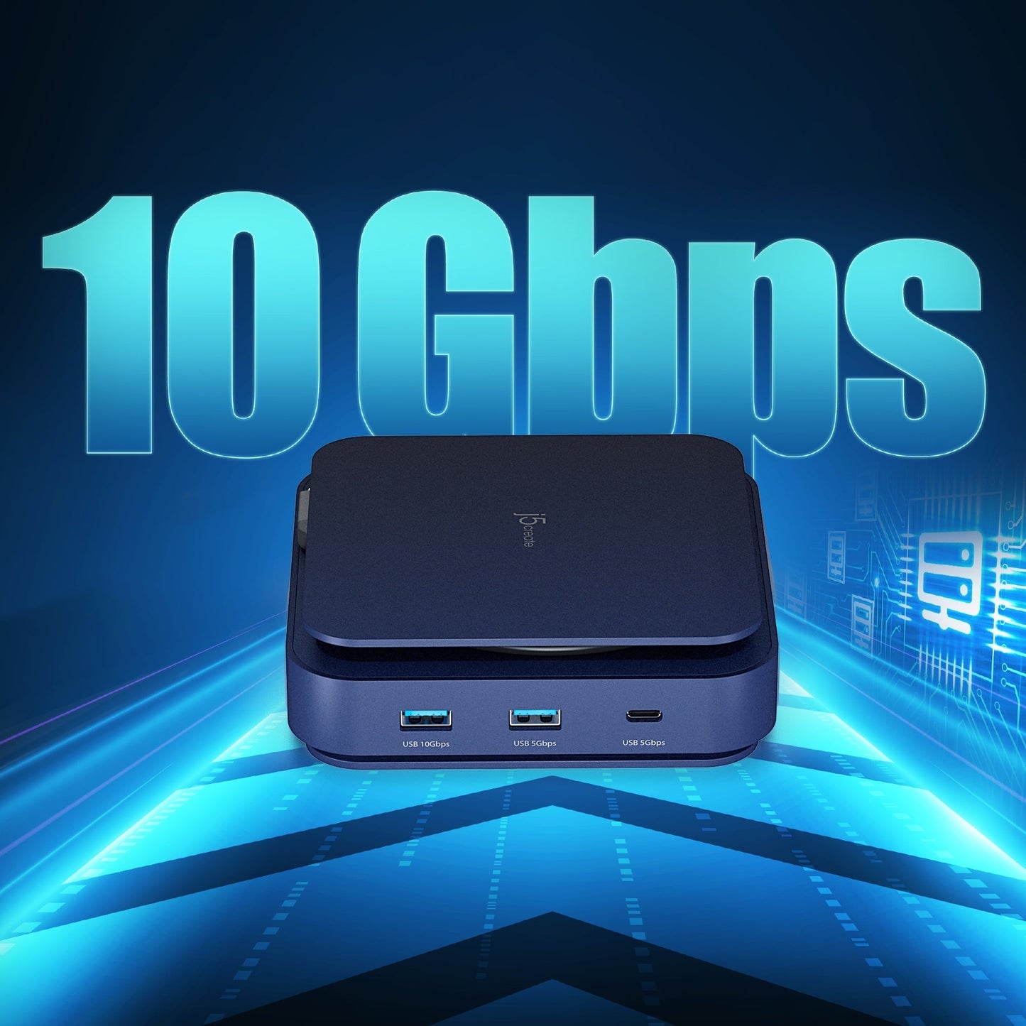 J5create Type-C Dock Dual 4K HDMI - JCD3196