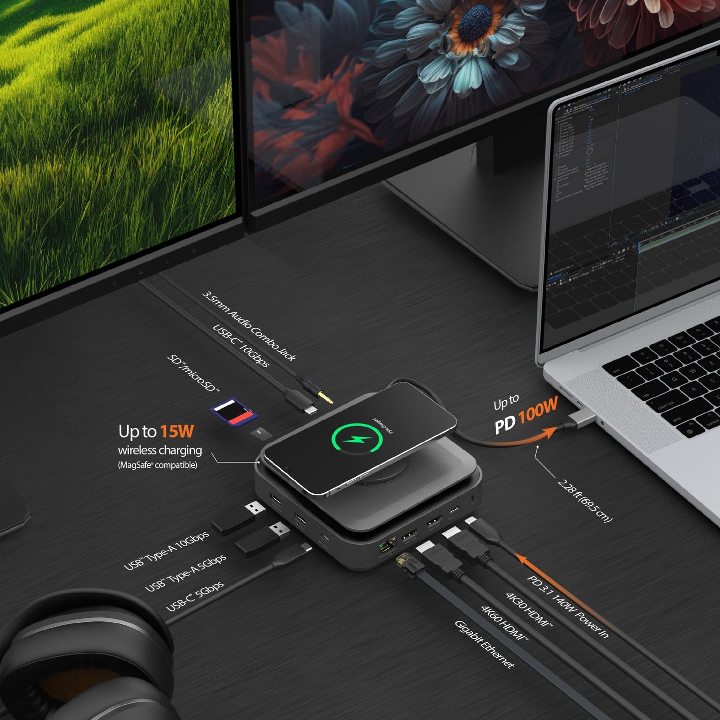 J5create USB-C Dock Dual 4K HDMI - JCD3199