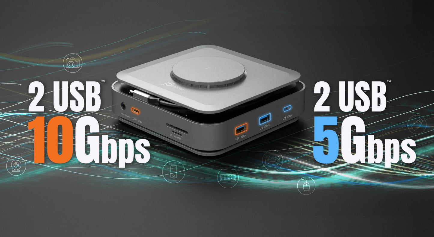 J5create USB-C Dock Dual 4K HDMI - JCD3199