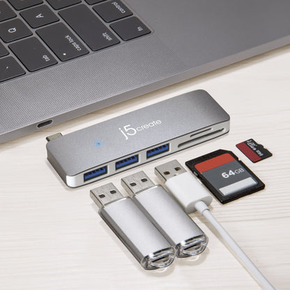 J5create USB-C ULTRADRIVE MINIDOCK 5-in-1 Functions - JCD348