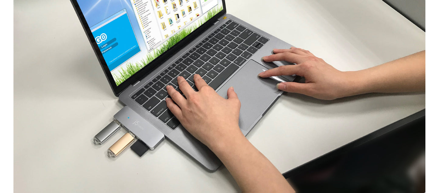 J5create USB-C ULTRADRIVE MINIDOCK 5-in-1 Functions - JCD348