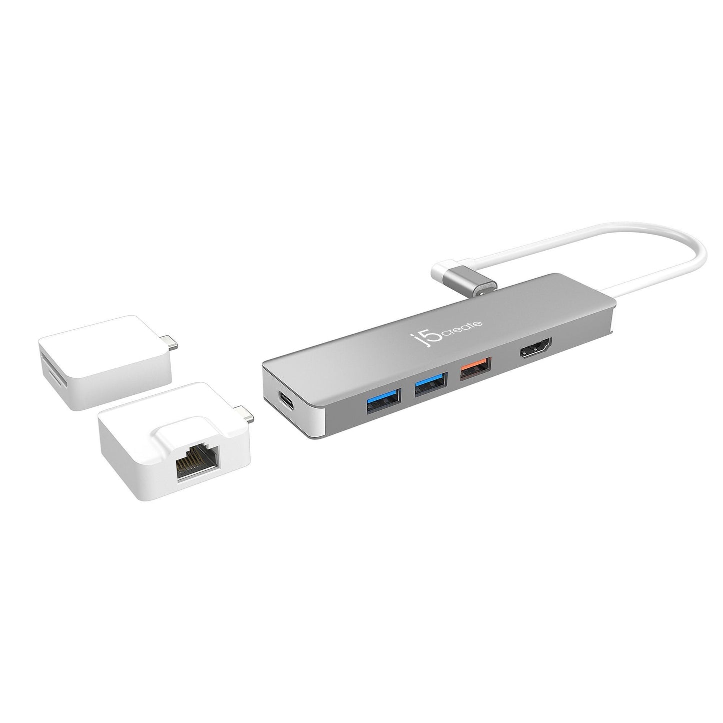 J5create USB-C Modular Multi-Adapter with 2 Kits - JCD375