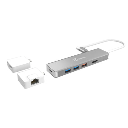 J5create USB-C Modular Multi-Adapter with 2 Kits - JCD375
