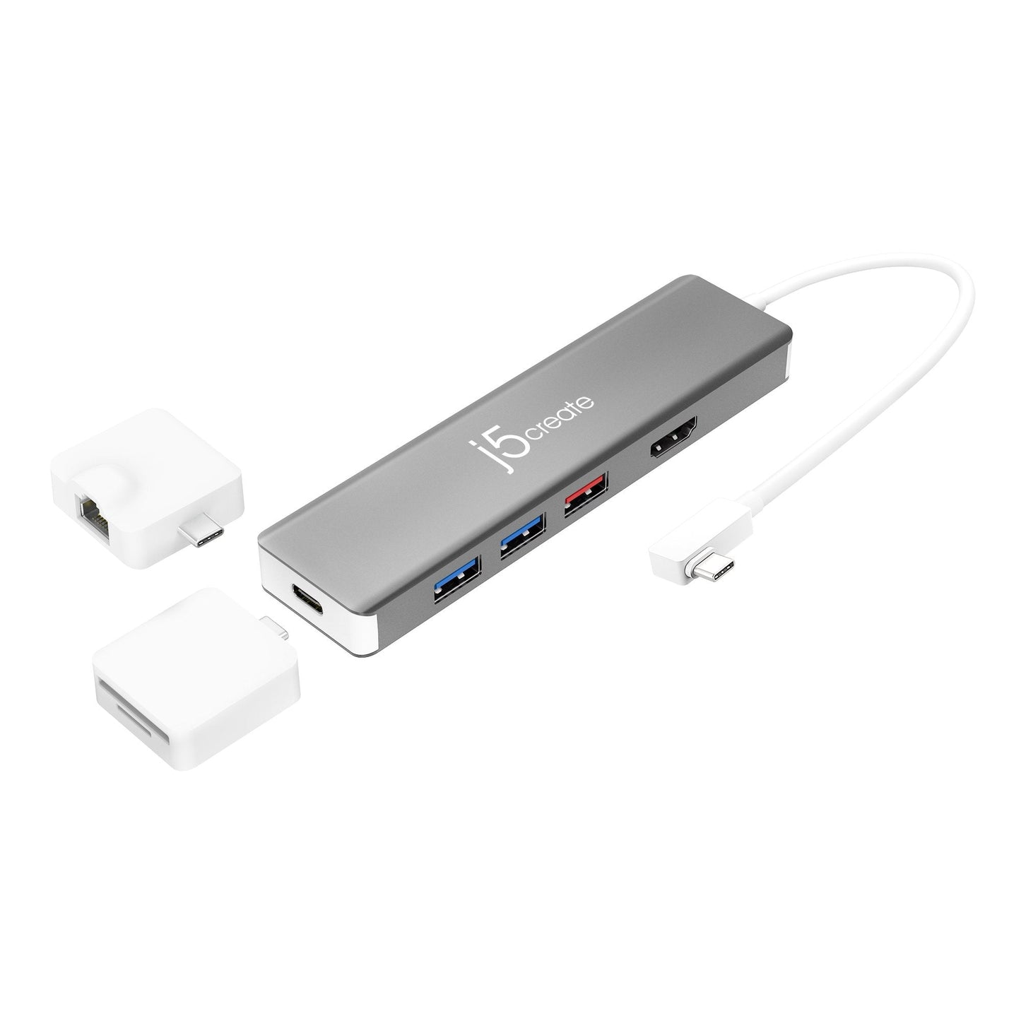 J5create USB-C Modular Multi-Adapter with 2 Kits - JCD375