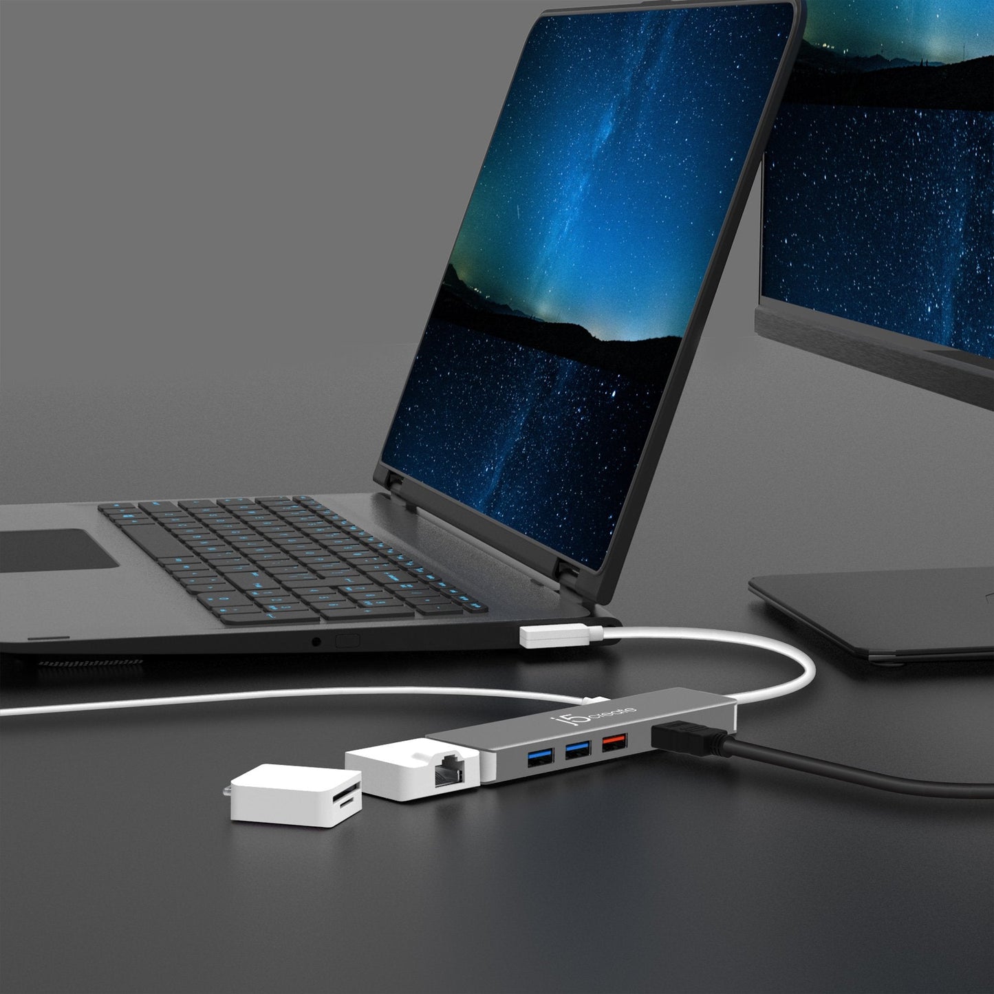 J5create USB-C Modular Multi-Adapter with 2 Kits - JCD375