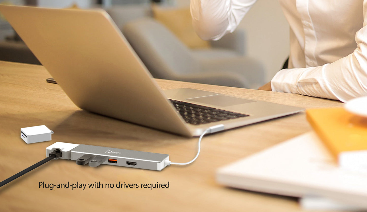 J5create USB-C Modular Multi-Adapter with 2 Kits - JCD375