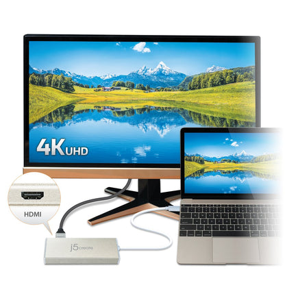 J5create USB-C Multiport Adapter with Power Delivery - JCD376