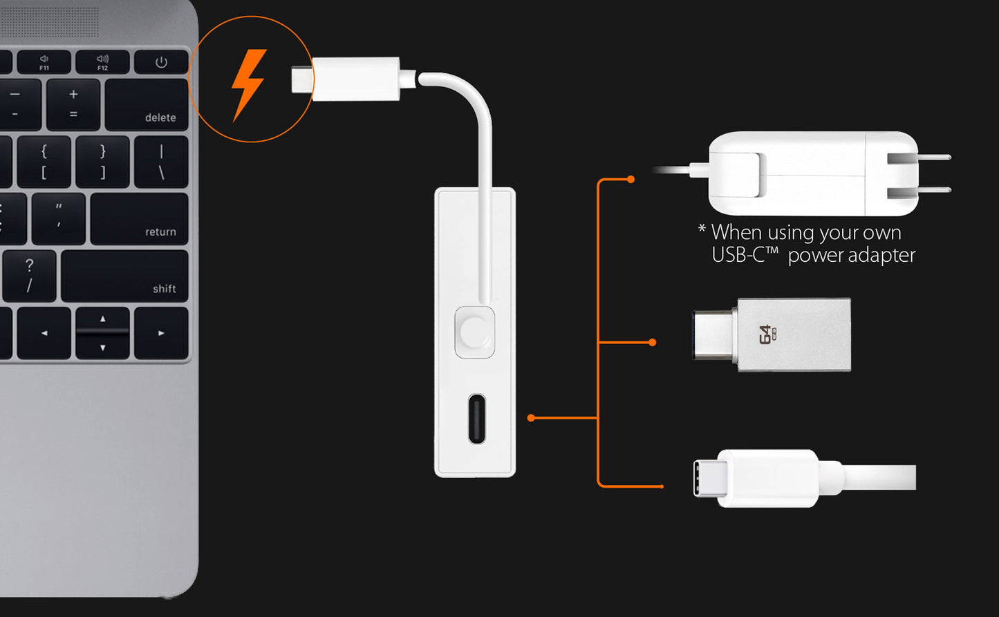 J5create USB-C Multiport Adapter with Power Delivery - JCD376